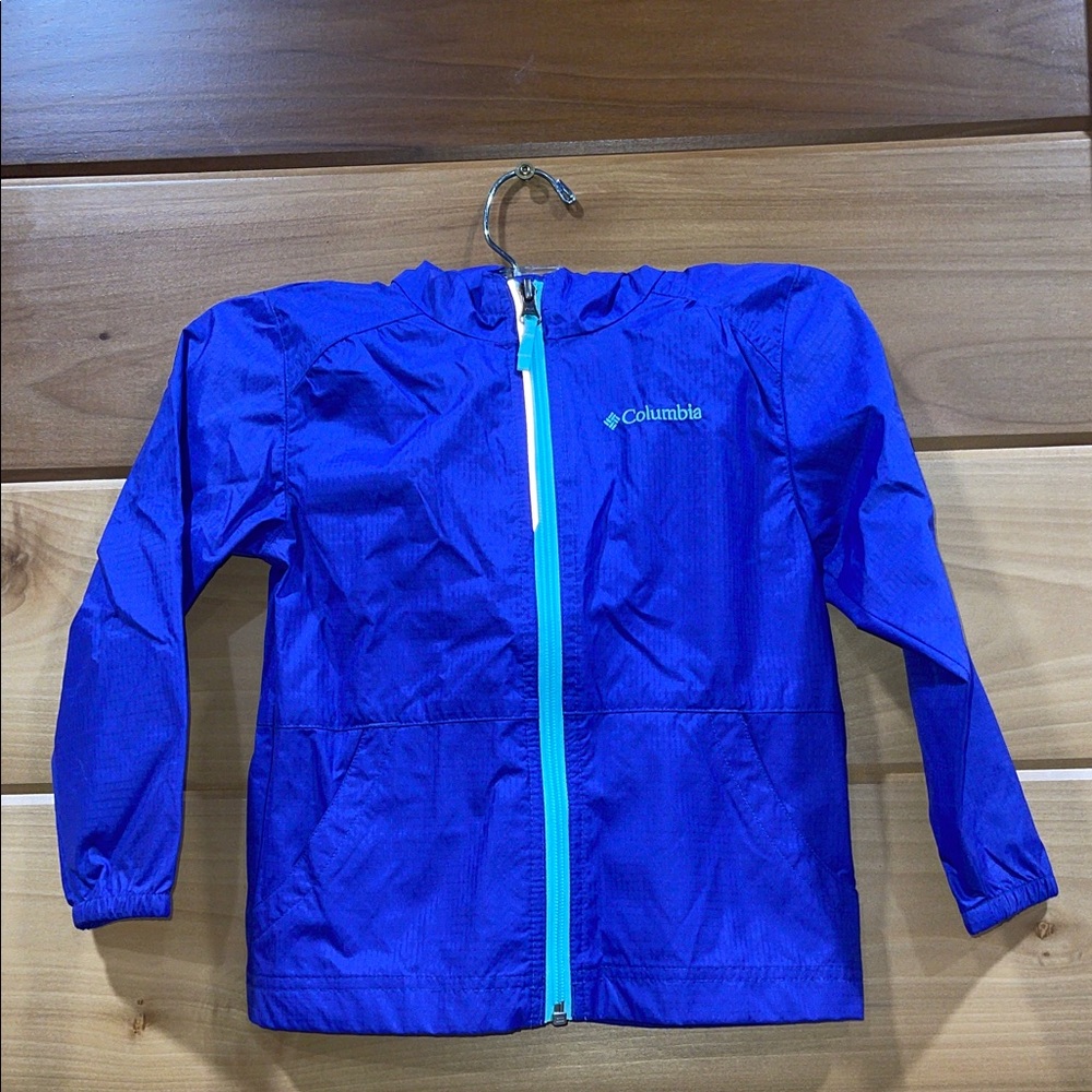 Columbia Kids Blue Raincoat with Zip